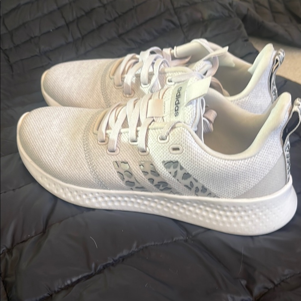 Adidas White and Gray Sneakers